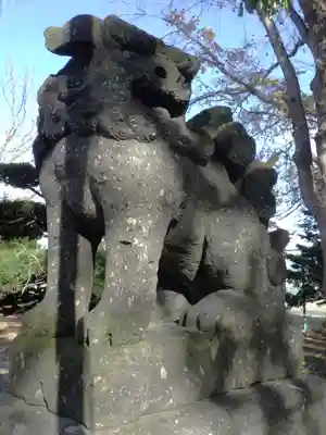 江南神社の狛犬