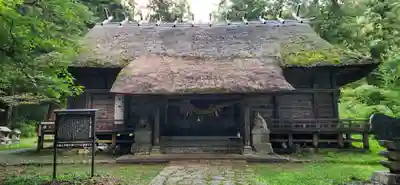 安久津八幡神社の本殿・本堂