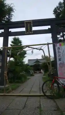 鷺宮八幡神社の鳥居