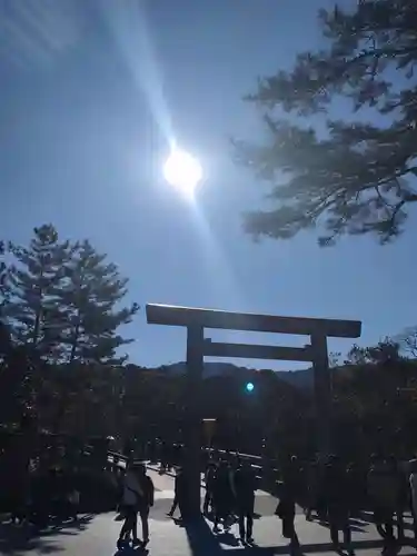 伊勢神宮内宮（皇大神宮）の鳥居