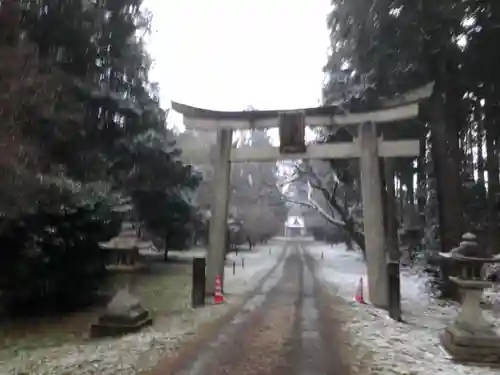 阿志都彌神社・行過天満宮の鳥居