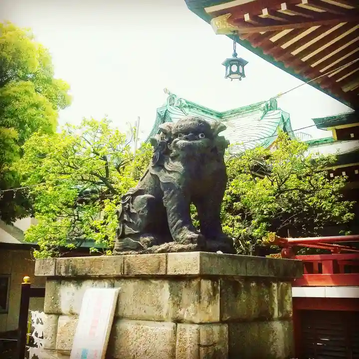 諏訪神社の狛犬