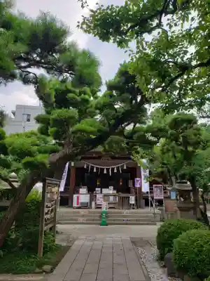 鳩森八幡神社の本殿・本堂