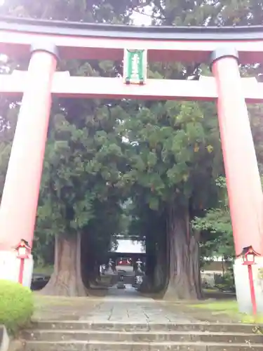 河口浅間神社の鳥居