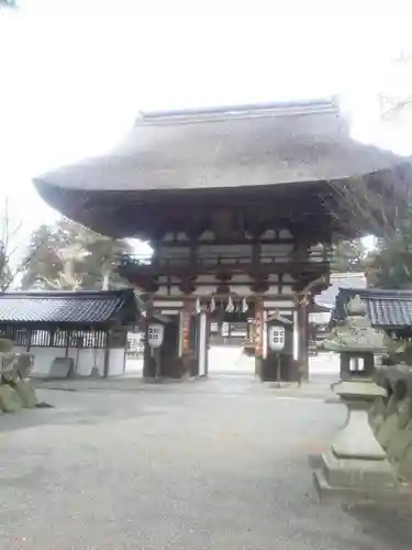 沙沙貴神社の山門・神門