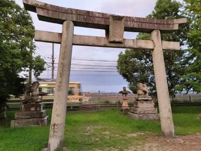 地御前神社の鳥居