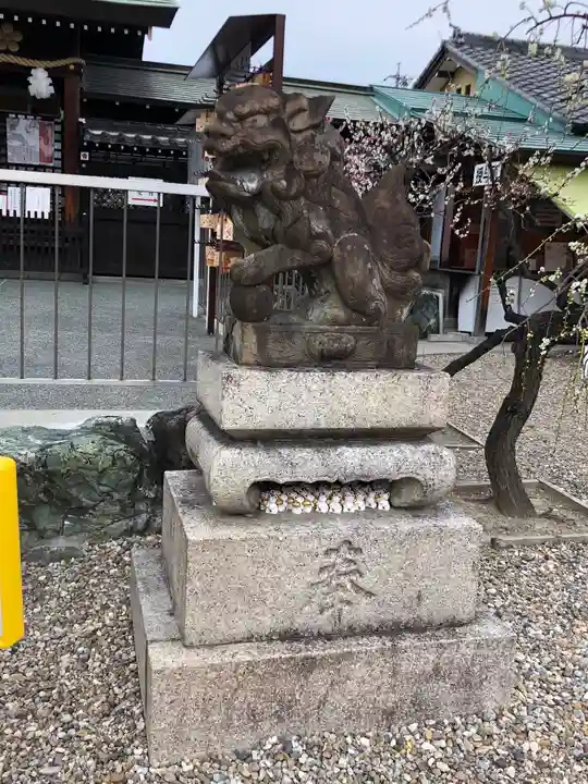 山田天満宮の狛犬