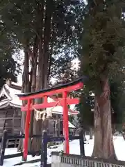 於呂閇志胆澤川神社の鳥居