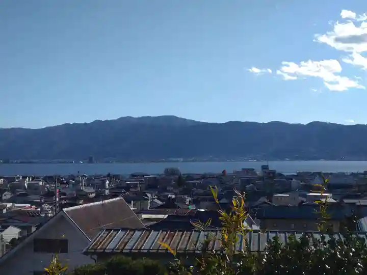 諏訪大社下社秋宮の景色