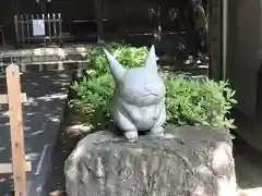 富知六所浅間神社の狛犬