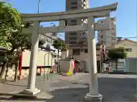 中田稲荷神社の鳥居