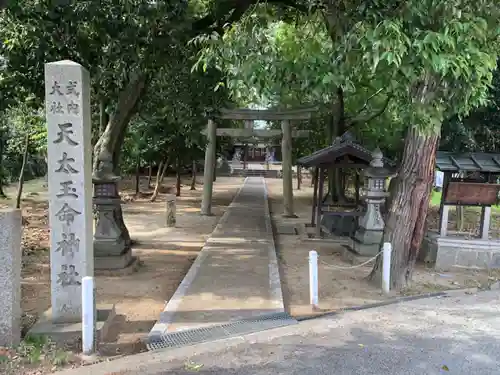 天太玉命神社の鳥居