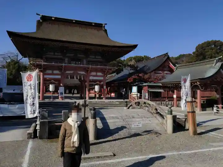 津島神社の山門・神門