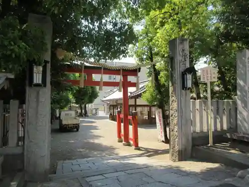 率川神社（大神神社摂社）の鳥居