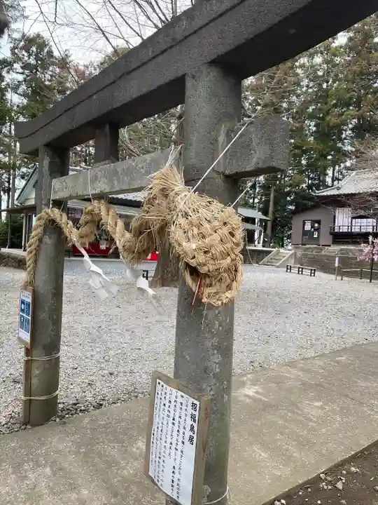 下野 星宮神社の鳥居