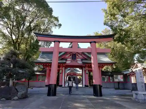 宮崎八幡宮の鳥居