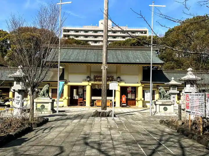 愛知縣護國神社の本殿・本堂