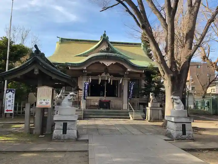 戸部杉山神社の本殿・本堂