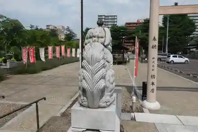 櫻岡大神宮の狛犬