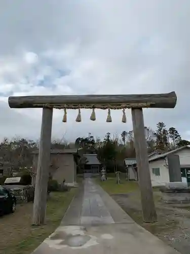 皇神社の鳥居