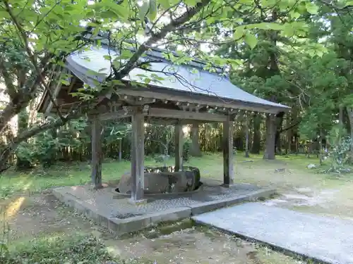 倭文神社の手水