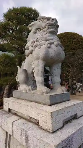 足利織姫神社の狛犬