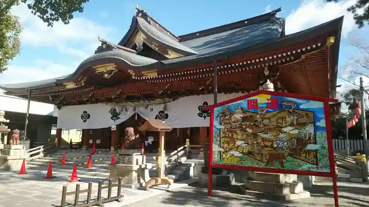 岸城神社の本殿・本堂