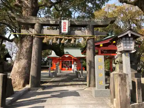 導きの神大牟田熊野神社の鳥居