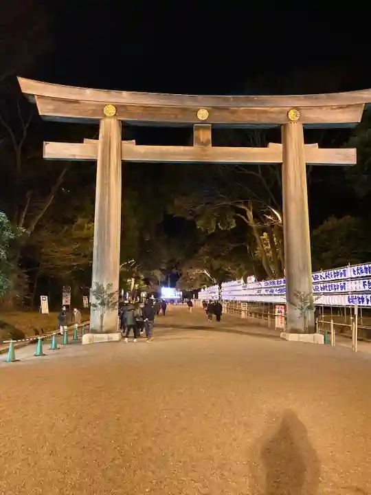 明治神宮の鳥居