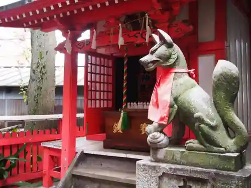 新井天神北野神社の狛犬