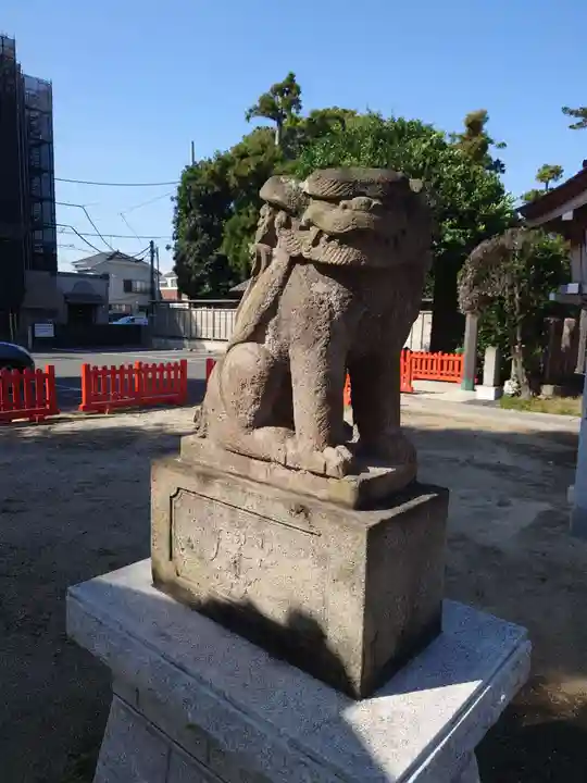 高靇神社の狛犬
