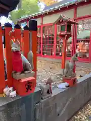 阿部野神社の狛犬