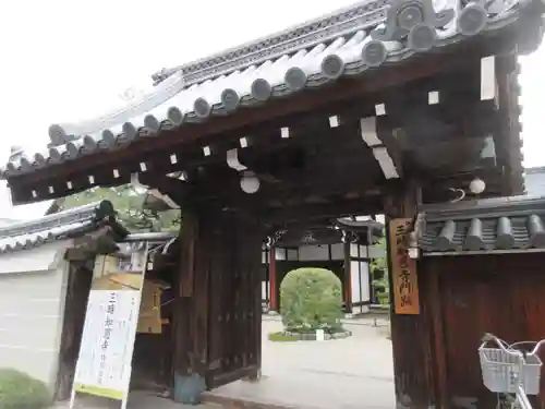 三時知恩寺の山門