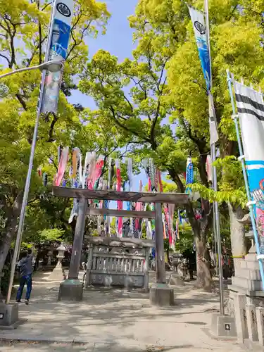 長良八劔社の鳥居