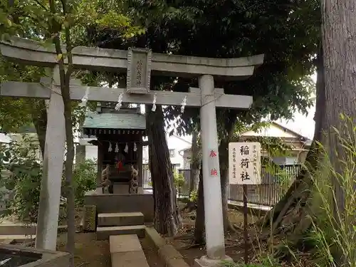 鳩ヶ谷氷川神社の鳥居