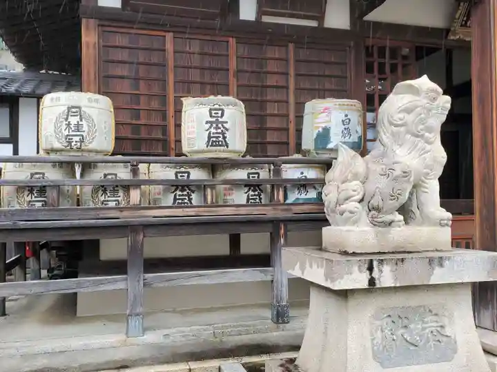 篠原嚴島神社の狛犬