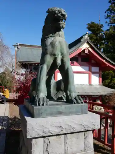 武蔵御嶽神社の狛犬