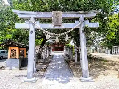 森岡八幡社の鳥居