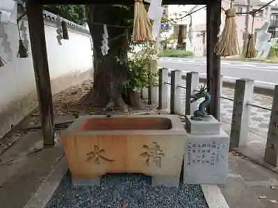 八幡社(新田八幡社)の手水舎
