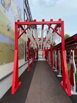 函館伏白稲荷神社の庭園