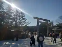 伊勢神宮内宮（皇大神宮）の鳥居