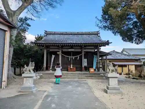 八阪神社の本殿