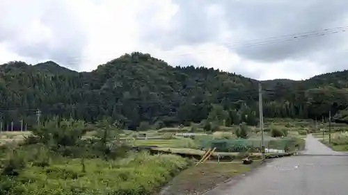 白山神社の景色