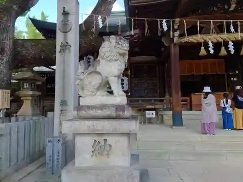 石切劔箭神社の狛犬