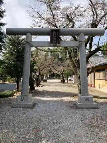 廣瀬神社の鳥居