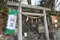 阿久津「田村神社」(郡山市阿久津町)旧社名:伊豆箱根三嶋三社の鳥居