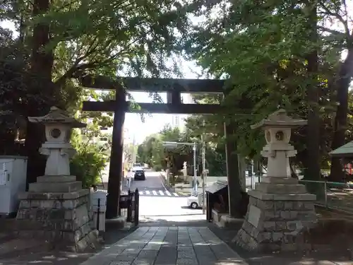 諏訪神社の鳥居