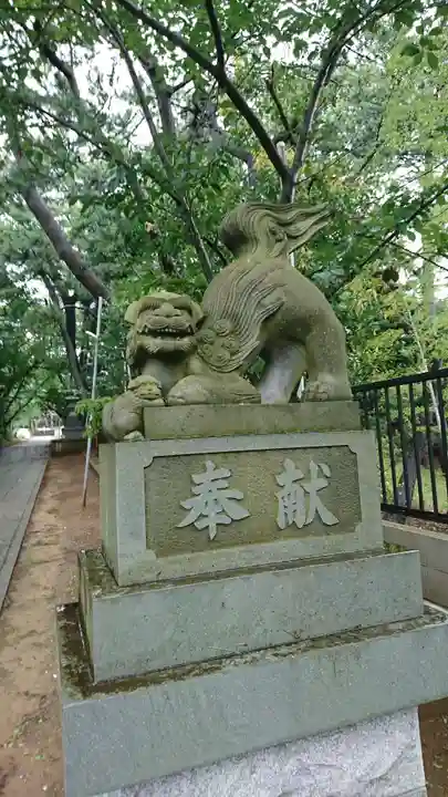 山野浅間神社の狛犬