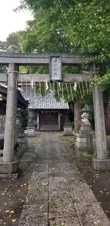 中川氷川神社の鳥居