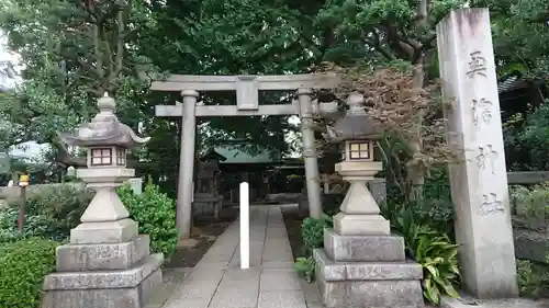 奥澤神社の鳥居